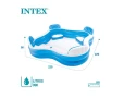 Надуваем басейн Intex 56475NP Swim Centre Family Lounge Pool 229 х 66 см  4 седалки, снимка 8
