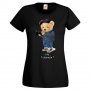 Дамска тениска bear Say Cheese Мече,Меченце,Животно, Играчка,Изненада,Подарък,Повод,, снимка 2