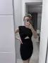 Черна дамска рокля Zara размер S-M, снимка 1