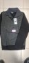 Продавам интересен черен мъжки пуловер с яка , снимка 3