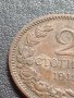 СТАРА РЯДКА МОНЕТА НАД СТОГОДИШНА 2 стотинки 1912г. КНЯЖЕСТВО БЪЛГАРИЯ 40678, снимка 2