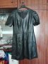 Стилна кожена рокля , снимка 2