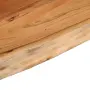 vidaXL Стенен рафт, 70x30x3,8 см, правоъгълен, масив акация, жив ръб, снимка 6