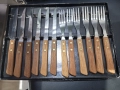 Стар комплект вилици с ножове , снимка 6