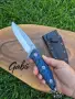 Нож с фиксирано острие FOX Knives FX529,фултанг с тактическа кания, снимка 9