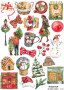 Скрапбук стикери декорация планер christmas Коледа зима самозалепващ лист А5 - различни видове, снимка 9