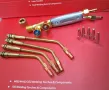 Горелка газ-кислород с набор рамена дюзи номер 1÷4 и 5бр. дюзи номер 1÷5, снимка 1