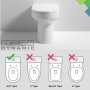 Тоалетна седалка Mass Dynamic Soft Close D-образна, бяла, снимка 3