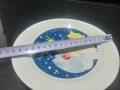 български порцелан коледна чиния , снимка 2