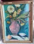 Натюрморт маслени бои подпис , снимка 1