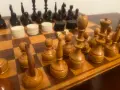 Голям Шах с дървени фигури, снимка 1