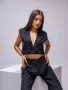 Елегантен черен дамски комплект , снимка 4