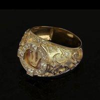 ТОП ЦЕНА! Уникален пръстен с камъни Сваровски, снимка 1 - Пръстени - 42842918