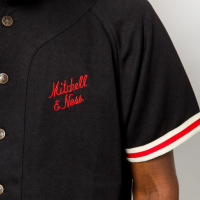 НОВА черна бейзболна тениска MITCHELL & NESS размер L / XL от САЩ , снимка 5 - Тениски - 44681154