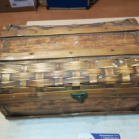 антика-стара плетена кутия 2403240944LNWC, снимка 3 - Антикварни и старинни предмети - 44920208