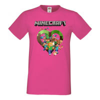 Мъжка тениска майнкрафт Minecraft 5,Minecraft,Игра,Забавление,подарък,Изненада,Рожден Ден., снимка 13 - Тениски - 36495159