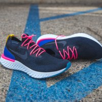 Nike Epic React Flyknit College Navy, снимка 2 - Спортни обувки - 42199555