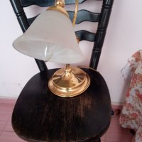 Месингова настолна лампа, снимка 4 - Антикварни и старинни предмети - 31025446