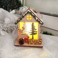 4132 Светеща коледна къщичка с LED светлина Xmas, снимка 2 - Декорация за дома - 42767801