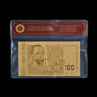 Лот 8бр златни банкноти/златна банкнота + сертификат - Долар (САЩ), снимка 2 - Нумизматика и бонистика - 37570737
