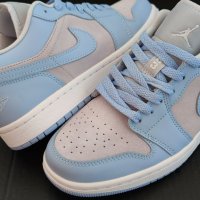 Nike Air Jordan 1 Low Blue Grey Soft Нови Оригинални Дамски Обувки Маратонки Размер 38 Номер 24см , снимка 10 - Маратонки - 40513489
