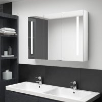 LED шкаф с огледало за баня - безплатна доставка