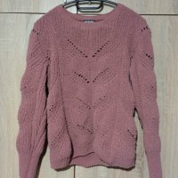 Дамски пуловер в пепел от рози, снимка 1 - Блузи с дълъг ръкав и пуловери - 39013082