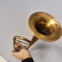 WELTKLANG Vintage Rotary Trumpet DDR - Ротари Б Тромпет  /ОТЛИЧЕН/, снимка 5 - Духови инструменти - 44257492