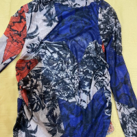 Блуза с поло яка на LUCY, M размер, нова, снимка 1 - Блузи с дълъг ръкав и пуловери - 44673831