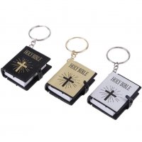 Реална Библийка мини ключодържател за късмет - три вида по избор - може да се чете, снимка 5 - Други - 31659512