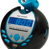 Metron- Радио часовник с прожектор Sportsman с USB порт - черен и син, снимка 4 - Други стоки за дома - 39769759