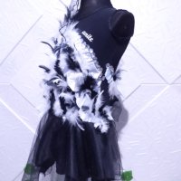 Детска рокля за латино танци в черно и бяло, снимка 7 - Детски рокли и поли - 38946637