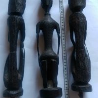 Африкански Абаносови фигури, снимка 4 - Антикварни и старинни предмети - 31546615