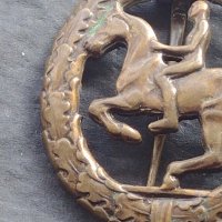 Стара рядка бронзова значка кокарда за КОЛЕКЦИОНЕРИ 39630, снимка 4 - Колекции - 42754563