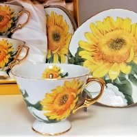 Костен порцелан чаши за двама за кафе, чай или капучино, снимка 8 - Романтични подаръци - 27726381