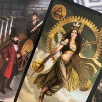 Таро карти: Steampunk Tarot & Edgar Allan Poe Tarot & Villains Tarot, снимка 6 - Карти за игра - 34296517
