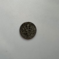 One Dime1987г сребърна монета, снимка 2 - Нумизматика и бонистика - 42411581