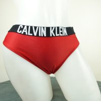 Calvin Klein M/L червена спортна бикина/бански с лека лъскавина, снимка 5 - Бански костюми - 42069448