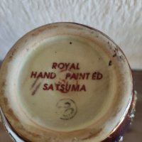Порцеланова ваза Satsuma Royal номер 20, снимка 2 - Антикварни и старинни предмети - 42769565