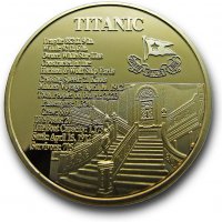Титаник монета / Titanic coin, снимка 5 - Нумизматика и бонистика - 22521168