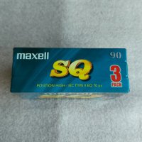 Аудио касети Мaxell SQ 90 Type II 3 pack, снимка 3 - Декове - 39954992