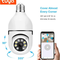360 WiFi камера с крушка, E27 домашна охранителна камера с автоматично проследяване НОВА, снимка 5 - IP камери - 44751988