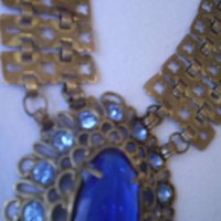 стар красив нагръден накит от златно дубле, снимка 10 - Антикварни и старинни предмети - 40288520