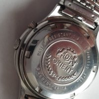 Рядък мъжки овален автоматичен японски часовник Orient, снимка 10 - Антикварни и старинни предмети - 44483267