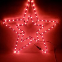 LED Червена Камбанка Промо 10бр + 1 подарък Украса Коледа, къщи, общини, заведения, снимка 4 - Лампи за стена - 38938984