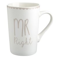 2броя чаши Mr Right - Mrs Always Right 350 ml, снимка 2 - Чаши - 39211578