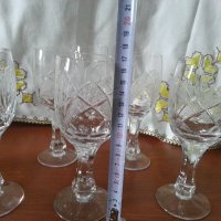 Кристални чаши , снимка 5 - Антикварни и старинни предмети - 42135920