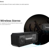 IPX7 Водоустойчива Kолона Tronsmart Element Force+ 40W 3D Бас Сензор Глас Контрол TWS NFC SoundPulse, снимка 7 - Слушалки и портативни колонки - 42794617