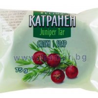 Катранен сапун 75 гр, снимка 1 - Домашни продукти - 36600231