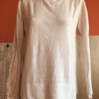 🥾💄Zara, широк пуловер с кант от дантела на ръкавите,л размер👉12 лв.⚡️, снимка 1 - Блузи с дълъг ръкав и пуловери - 30519257
